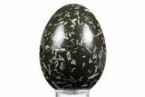 Polished Chinese Writing Rock Egg - Philippines #334169-1